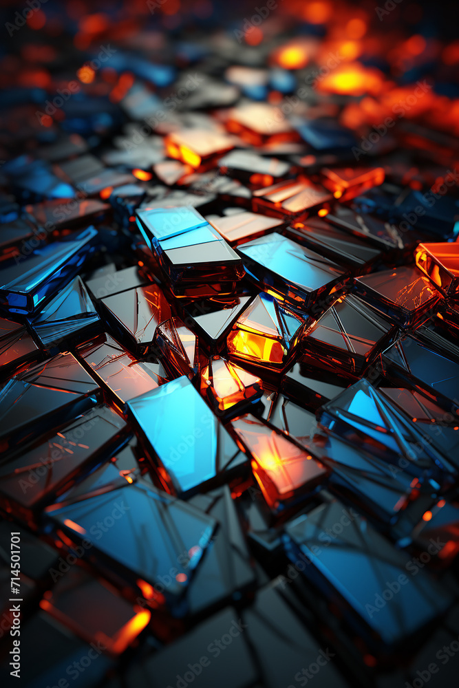 A_captivating_abstract_photo_featuring_complex_geometric A_captivating_abstract_photo_featuring_complex_geometric