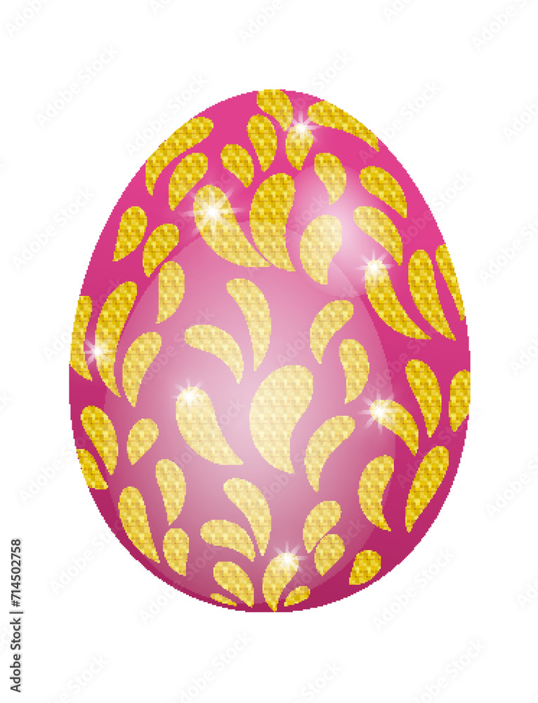 Digital png illustration of pink and yellow easter egg on transparent background Digital png illustration of pink and yellow easter egg on transparent background
