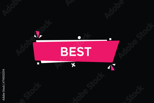 new website, click button learn best, level, sign, speech, bubble  banner
