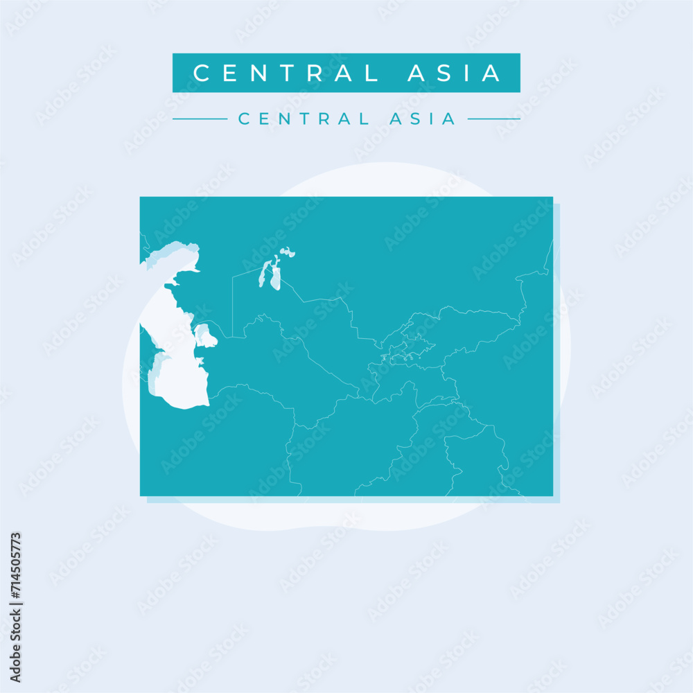 Vector illustration vector of Central Asia map Asia Stock Vector ...