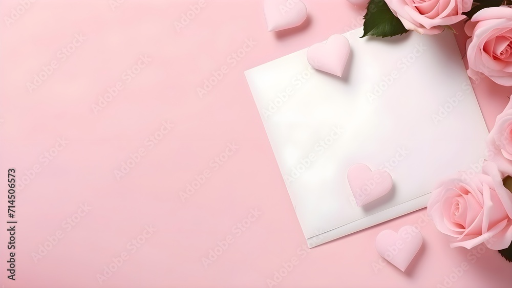 Pink color heart background love concept In the Valentine's Day Pink color heart background love concept In the Valentine's Day