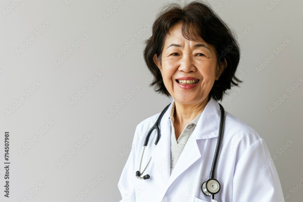 Photo of a smiling doctor