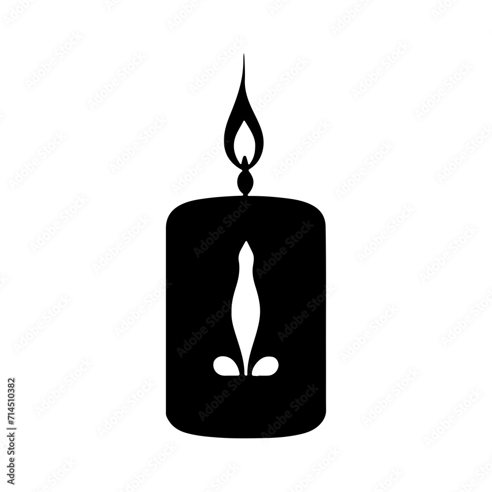 burning candle isolated on white background burning candle isolated on white background