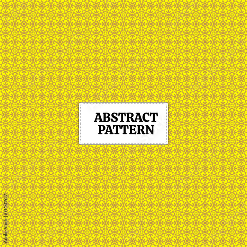 A yellow and brown pattern