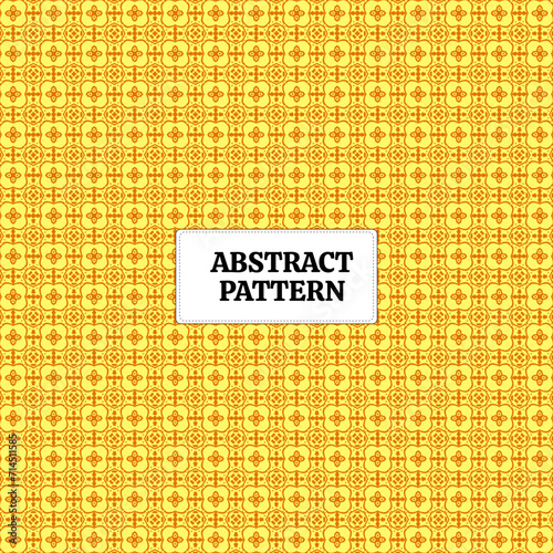 A yellow and brown pattern