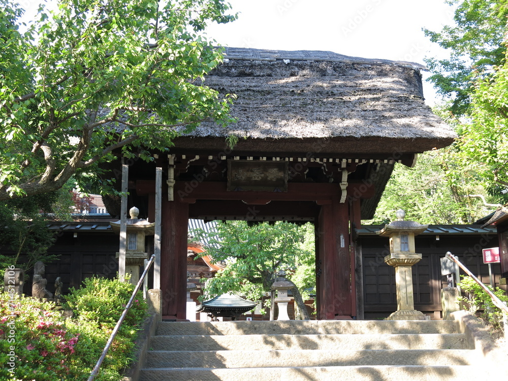 調布市の深大寺(山門) 調布市の深大寺(山門)