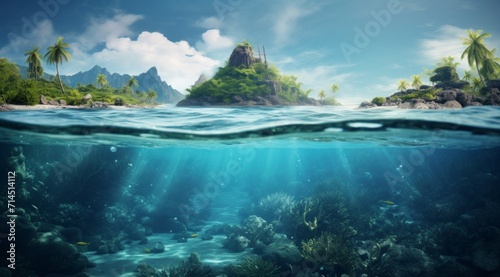 underwater underwater ocean sunbathing diving tropical underwater