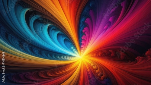 abstract colorful background. Color Explosion