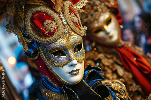 Majestic Venetian Masquerade: Elegance and Mystery