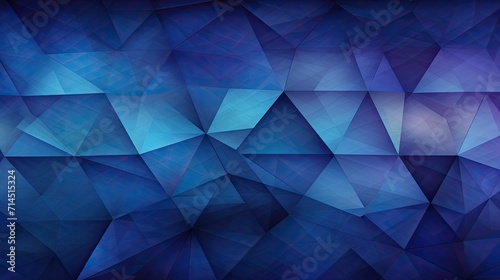 A grid of triangles in shades of blue and purple