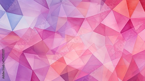 A grid of triangles in shades of pink and purple