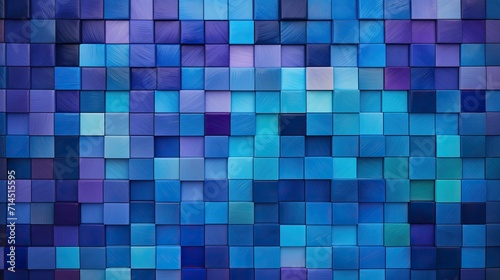 A grid pattern with shades of blue and purple