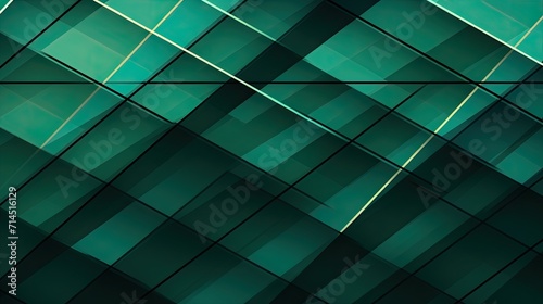 A minimalist grid of intersecting diagonal lines in shades of green © Gefo