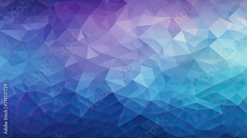 A pattern of triangles in shades of blue and purple