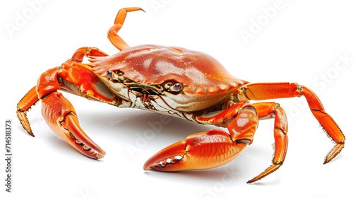 crab on isolated white background.