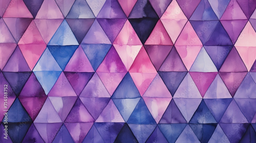 A diamond pattern with shades of purple and pink