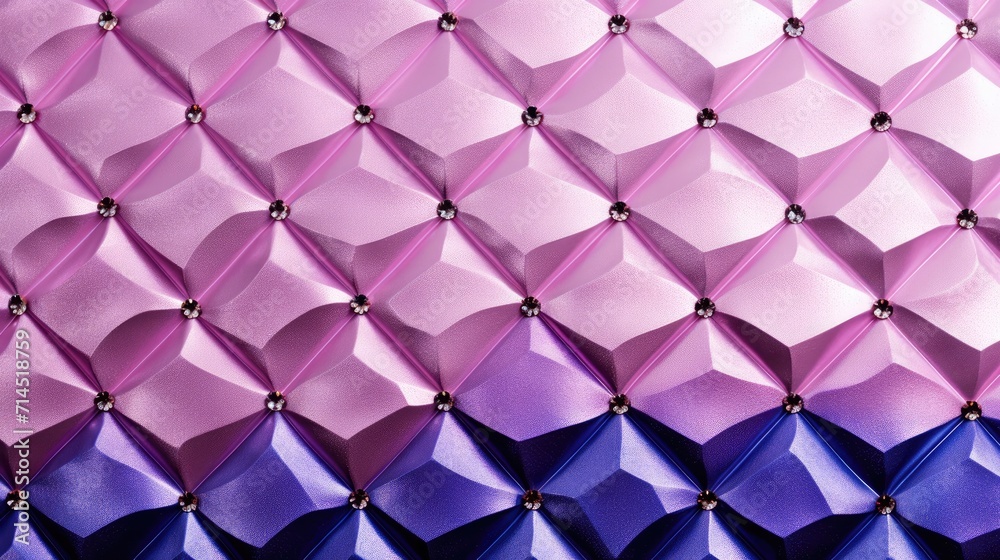 A diamond pattern with shades of pink and purple