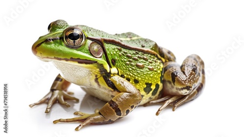 frog on isolated white background.