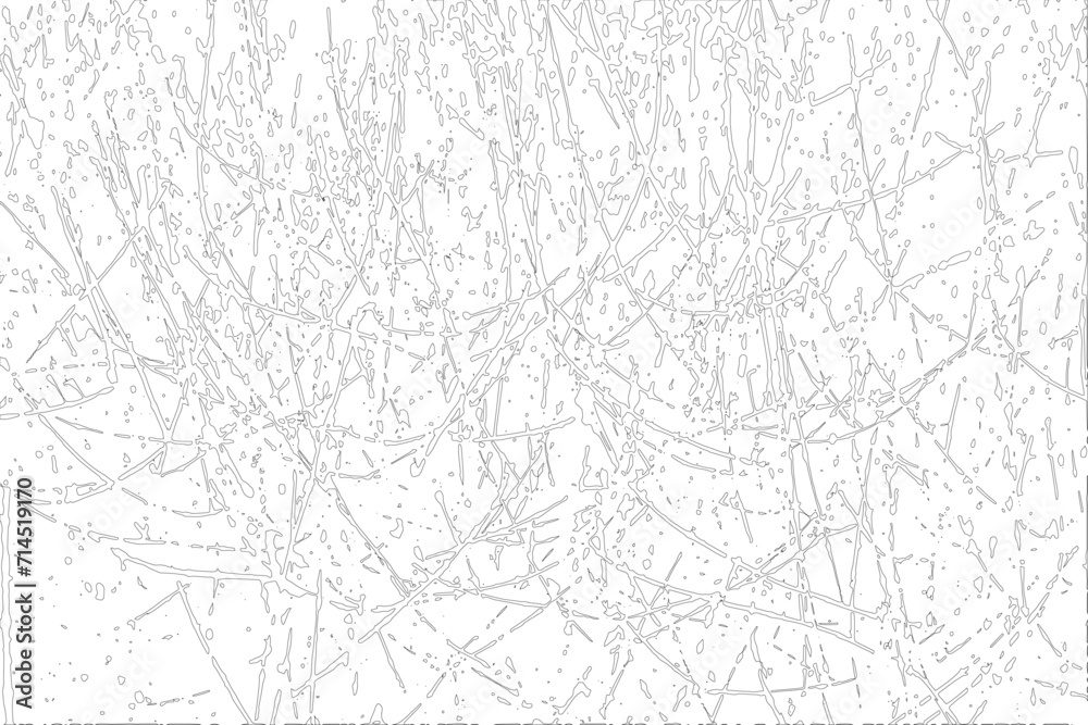 branch vector, Broken tiles mosaic pattern. texture interior background line art. set of graphics elements drawing for architecture and landscape design. cad material - obrazy, fototapety, plakaty 