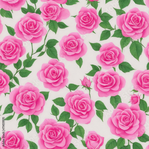 seamless pattern pink rose Valentine s Day  important person.