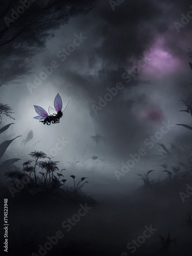 Butterfly in the night © Malik