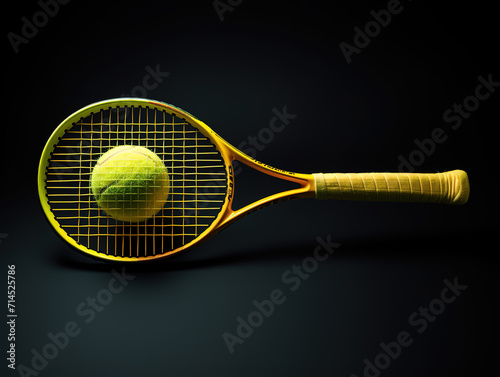 Eyecatching Two racket tennis ball illustration © hassanmim2021