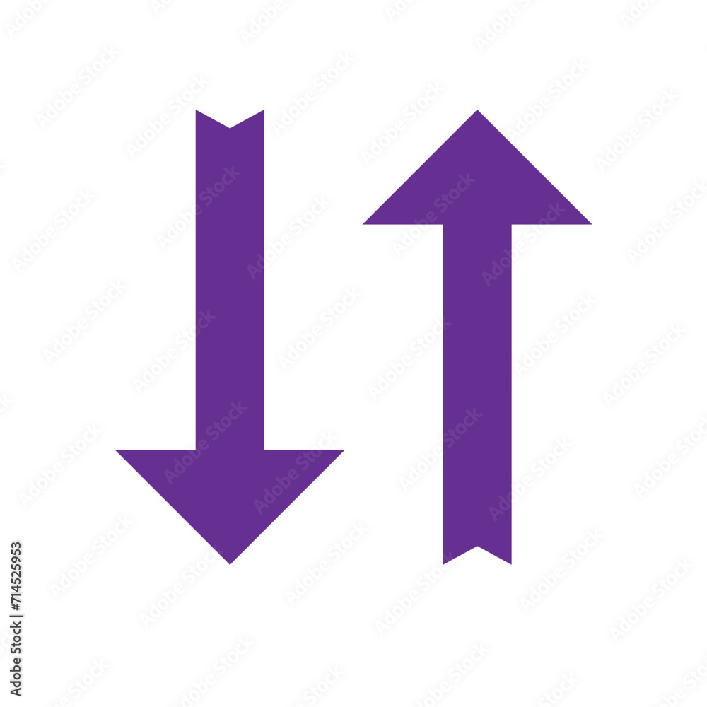 Up and down arrow flat style. Vector illustration icon isolated on white background 4 0 8 0 Up and down arrow flat style. Vector illustration icon isolated on white background 4 0 8 0