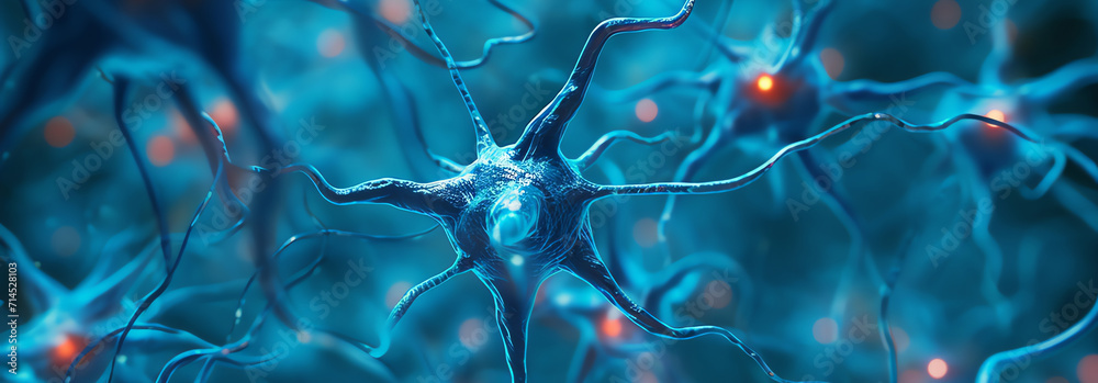 Obraz premium neurons concept, AI generated