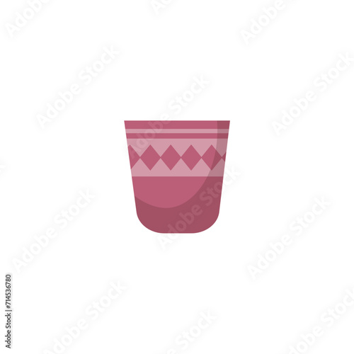 pot set with rope hanger plant