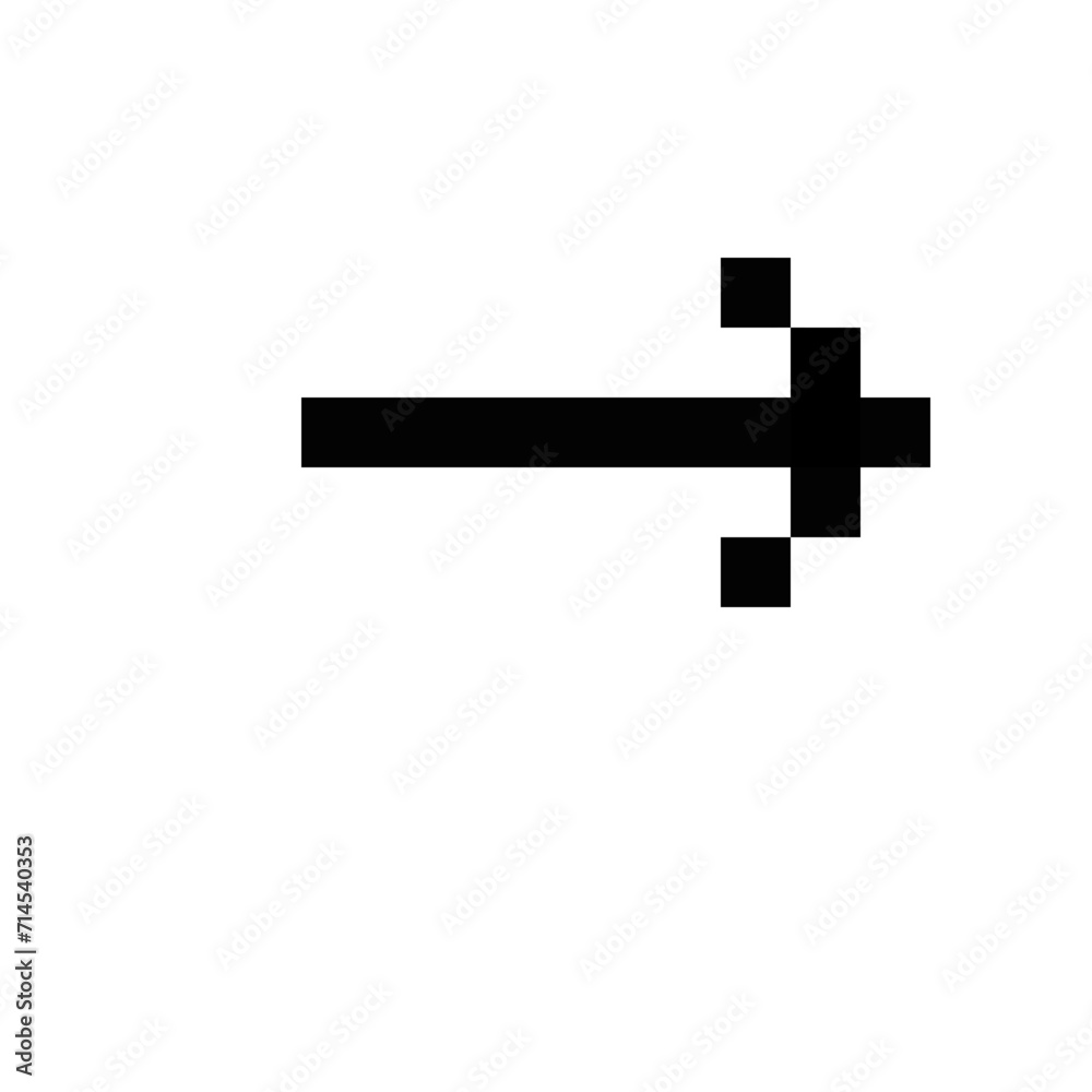 Obraz premium Arrow Pixel Style