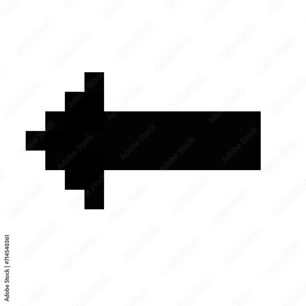Fototapeta premium Arrow Pixel Style