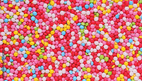 Candy Sprinkles Background Pattern 