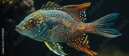 Cephalopholis taeniops  a type of fish.