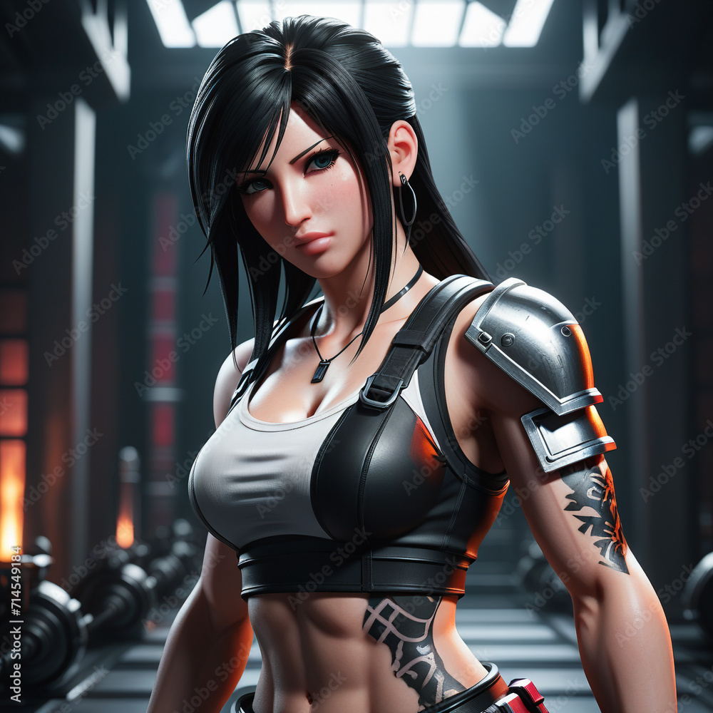 strong anime girl for game play strong anime girl for game play