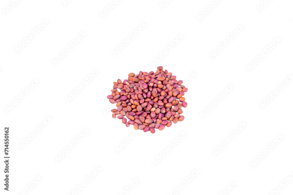 Fototapeta premium Heap of a red radish seeds 
