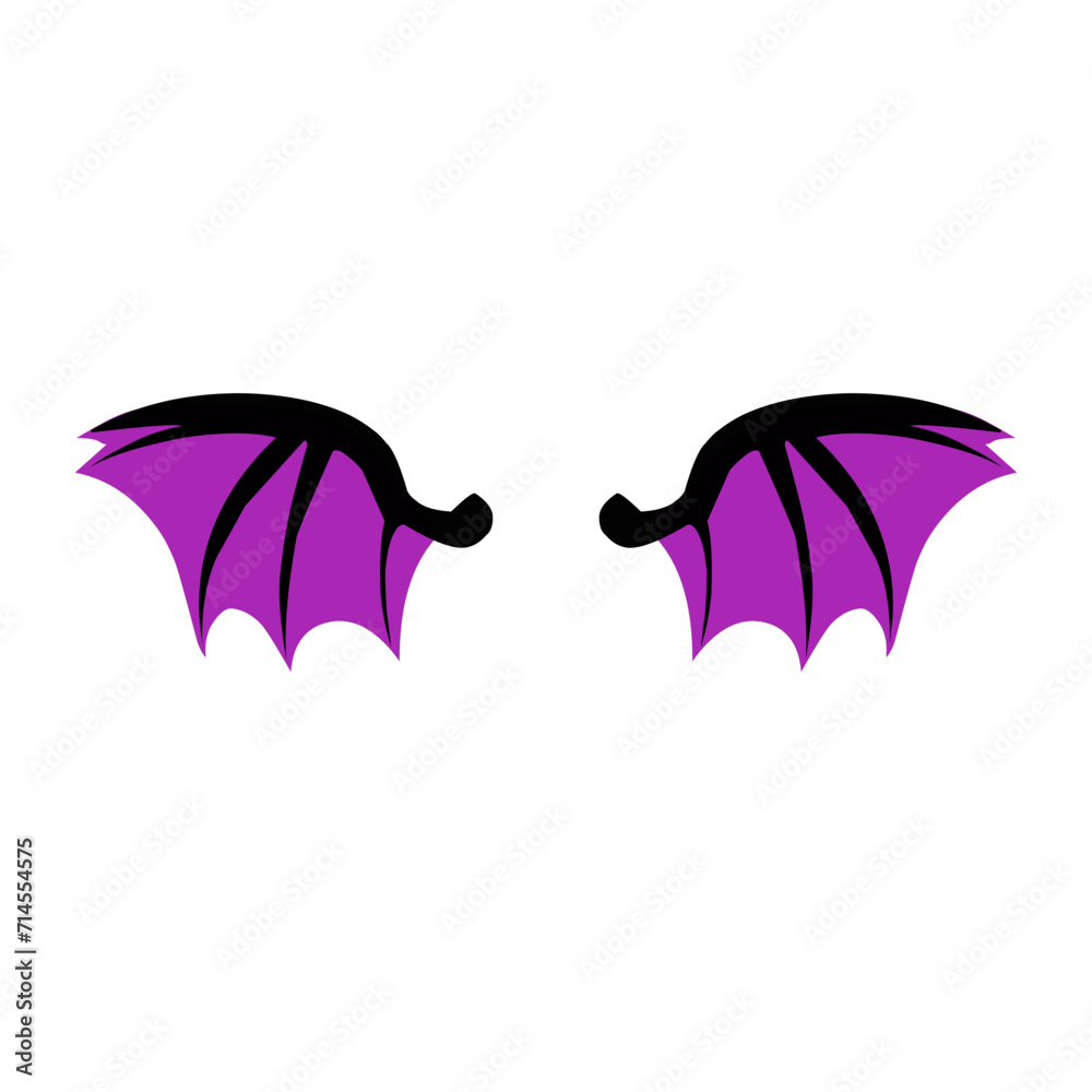 Fototapeta premium Cartoon Dragon Wings