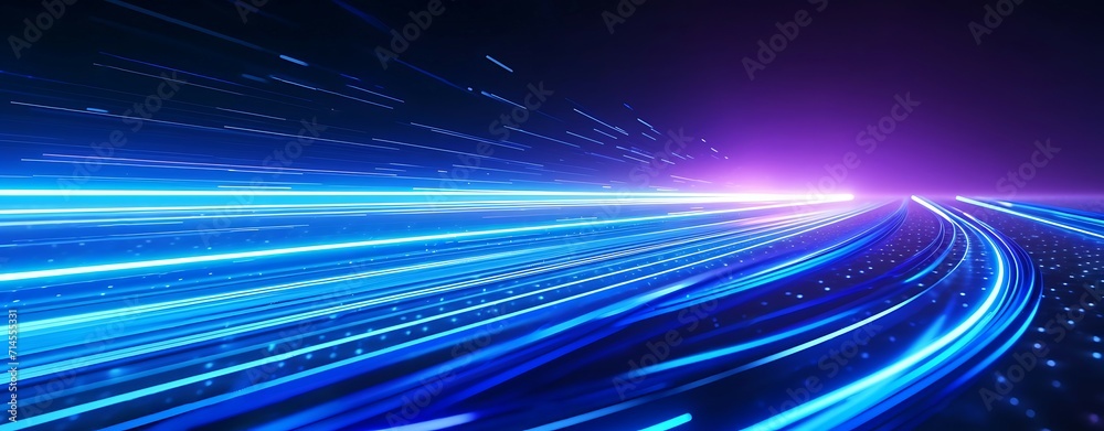 Blue Neon Business Background Blue Neon Business Background