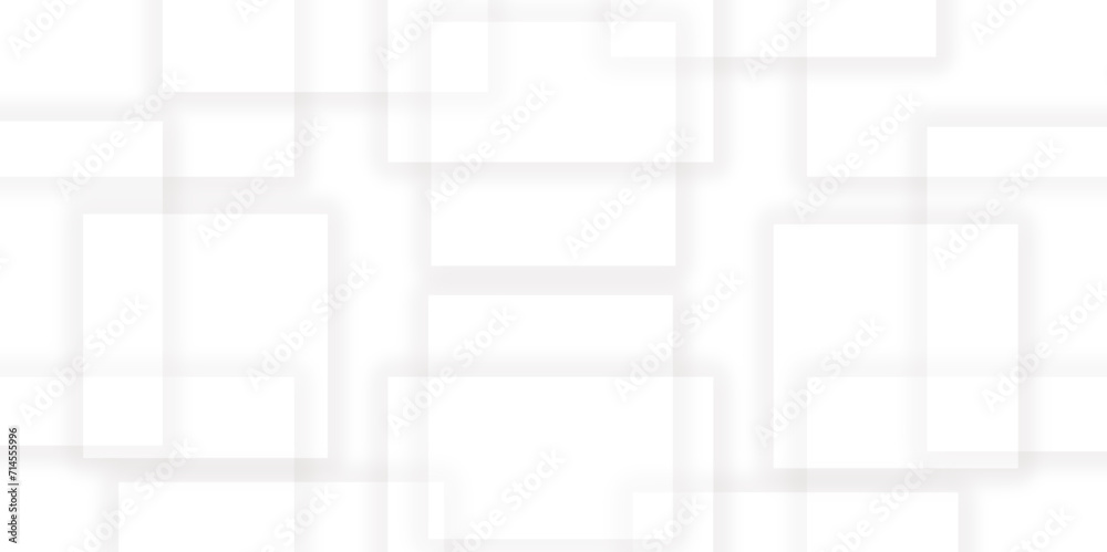 Obraz premium Abstract white square shape geometric line background. vector illustration, White Business Style Background white paper texture and bus, Abstract white square shape and blank white boxes.