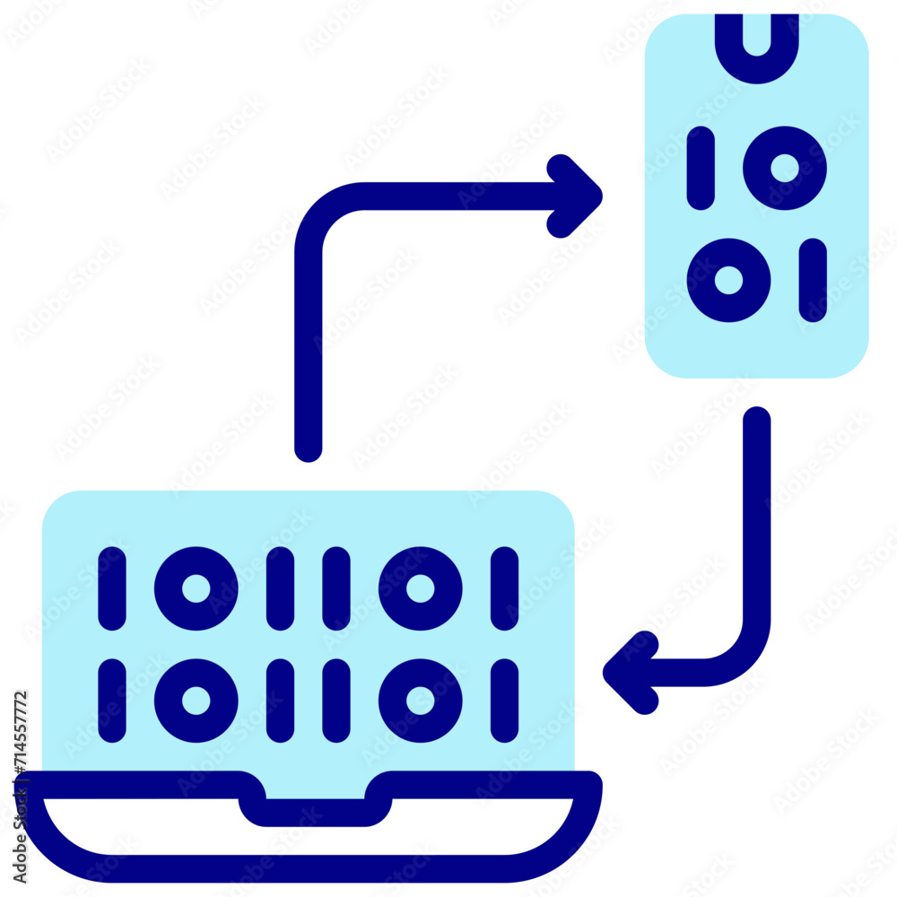 exchange data filled outline vector icon exchange data filled outline vector icon
