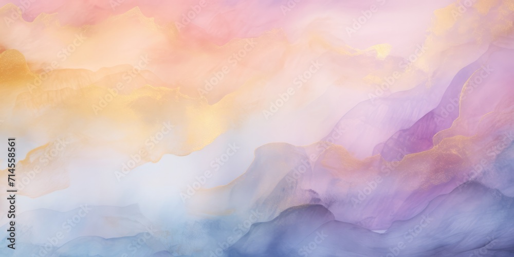 Soft pastel watercolor blend creating a tranquil and dreamlike abstract background Soft pastel watercolor blend creating a tranquil and dreamlike abstract background
