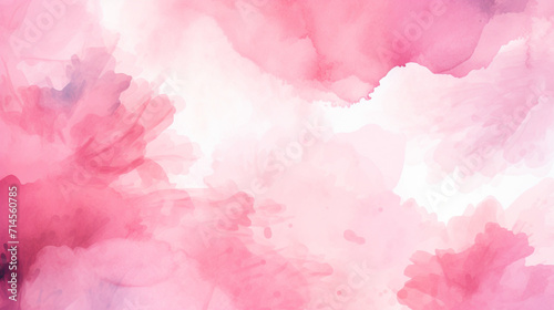Pink watercolor background for textures backgrounds and web banners design © BoszyArtis