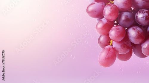 grape fruit with water splash, isolated background
