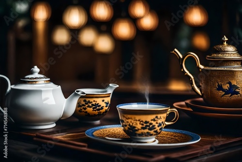 teapot and cup photo