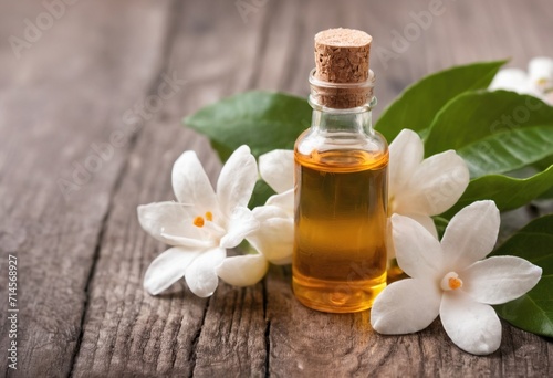 essential oil with lavender flowers © German