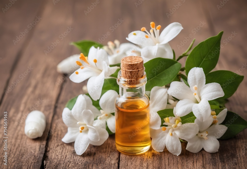 essential oil with lavender flowers essential oil with lavender flowers