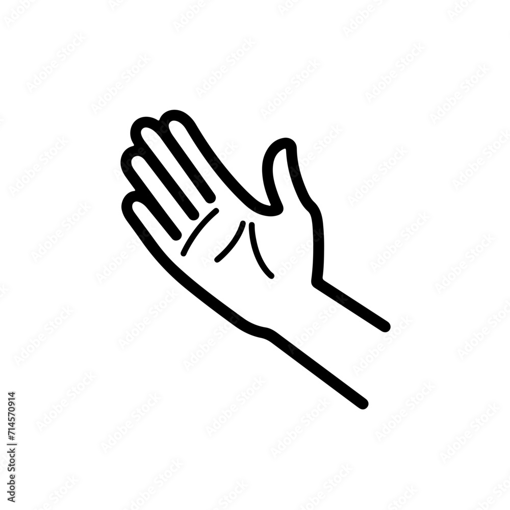 Obraz premium Give Hand Icon