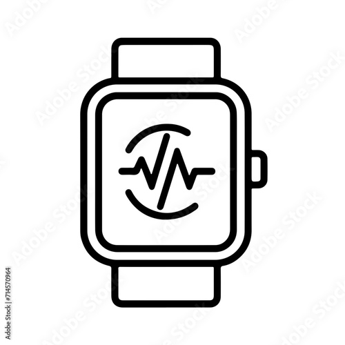 Minimalistic Fitness Tracker Icon