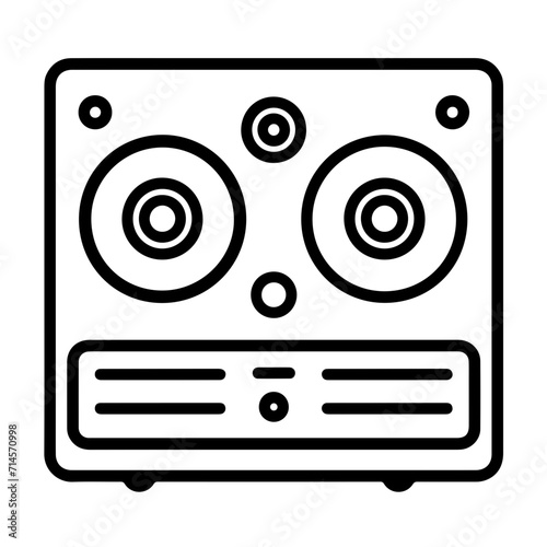 Minimalistic Black Line Amplifier