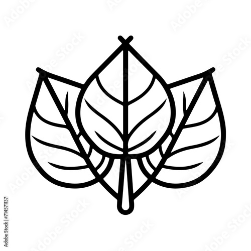 Minimalistic Black Line Tarot Icon and Background