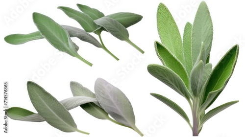 rosemary leaves isolated on a white background